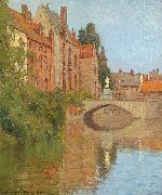Charles Warren Eaton Bruges oil on canvas